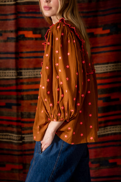 Rosa Top - Ginger / Neon