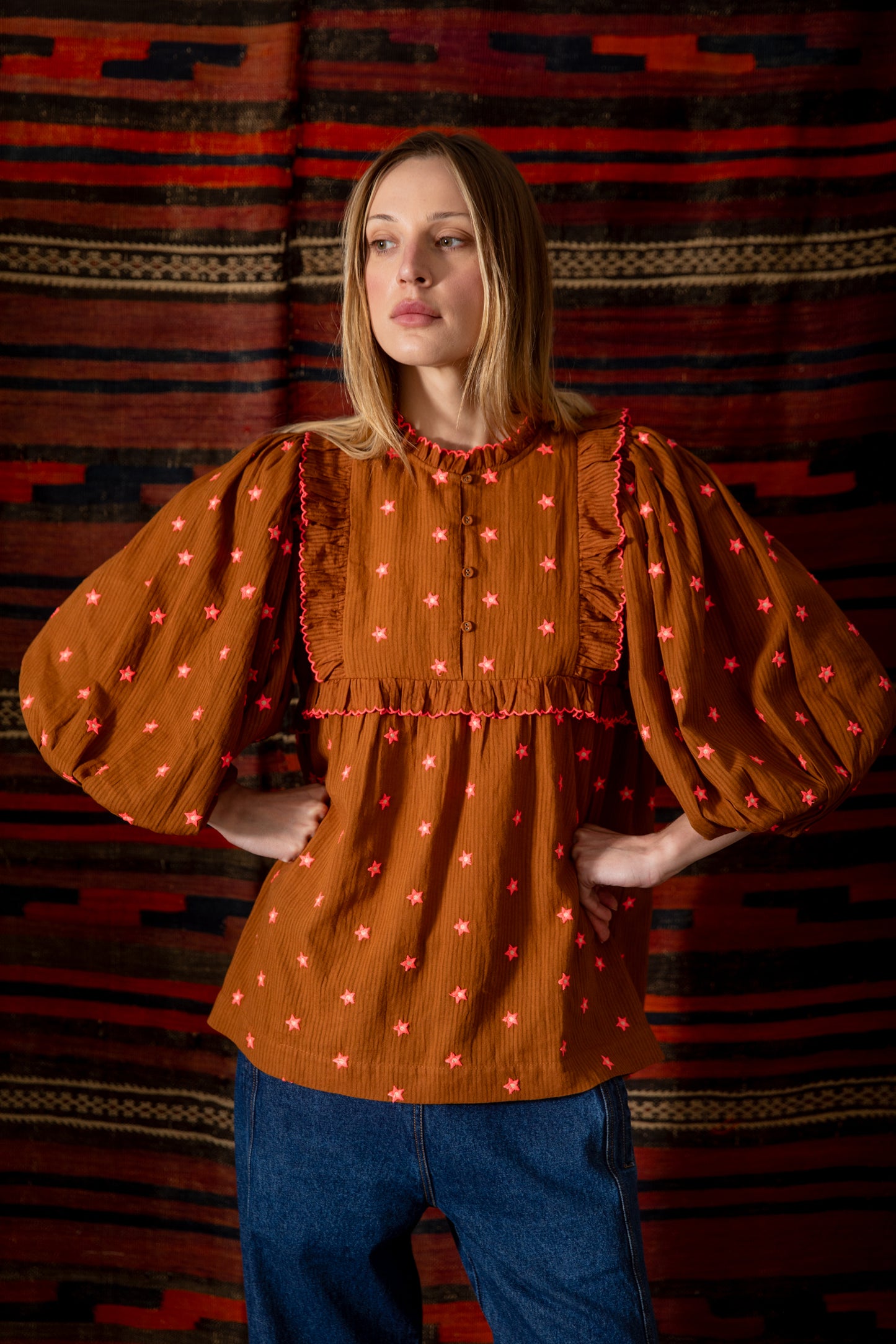 Rosa Top - Ginger / Neon