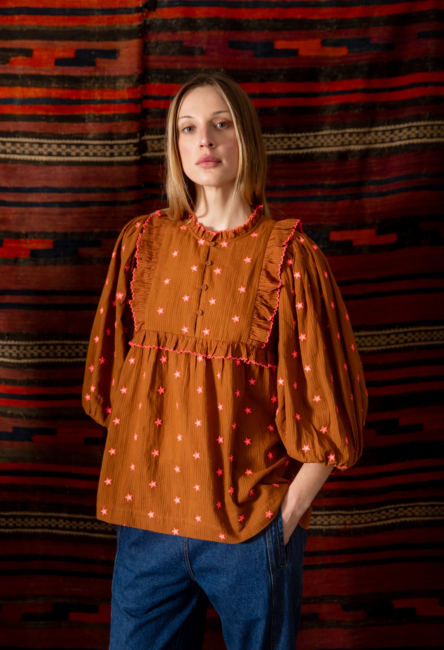 Rosa Top - Ginger / Neon