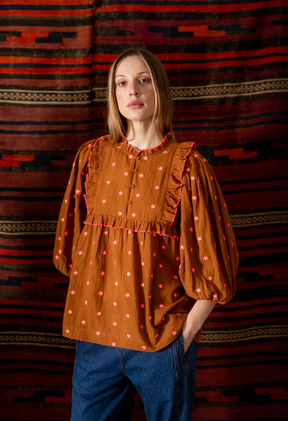 Rosa Top - Ginger / Neon