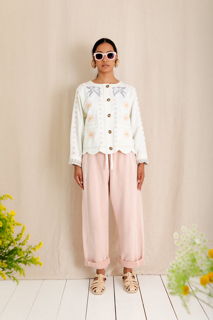 Rosie Jacket - Ecru Multi