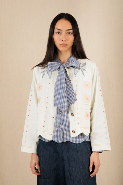 Rosie Jacket - Ecru Multi