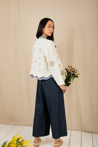 Rosie Jacket - Ecru Multi