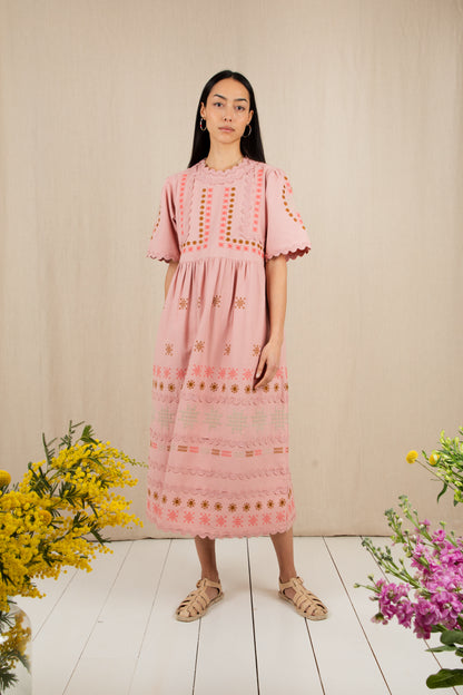 Sienna Dress - Rosewater