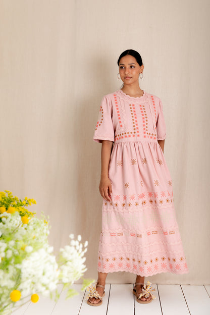 Sienna Dress - Rosewater