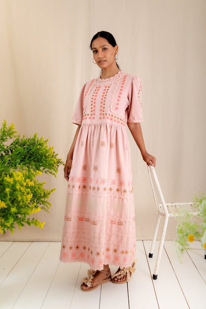 Sienna Dress - Rosewater