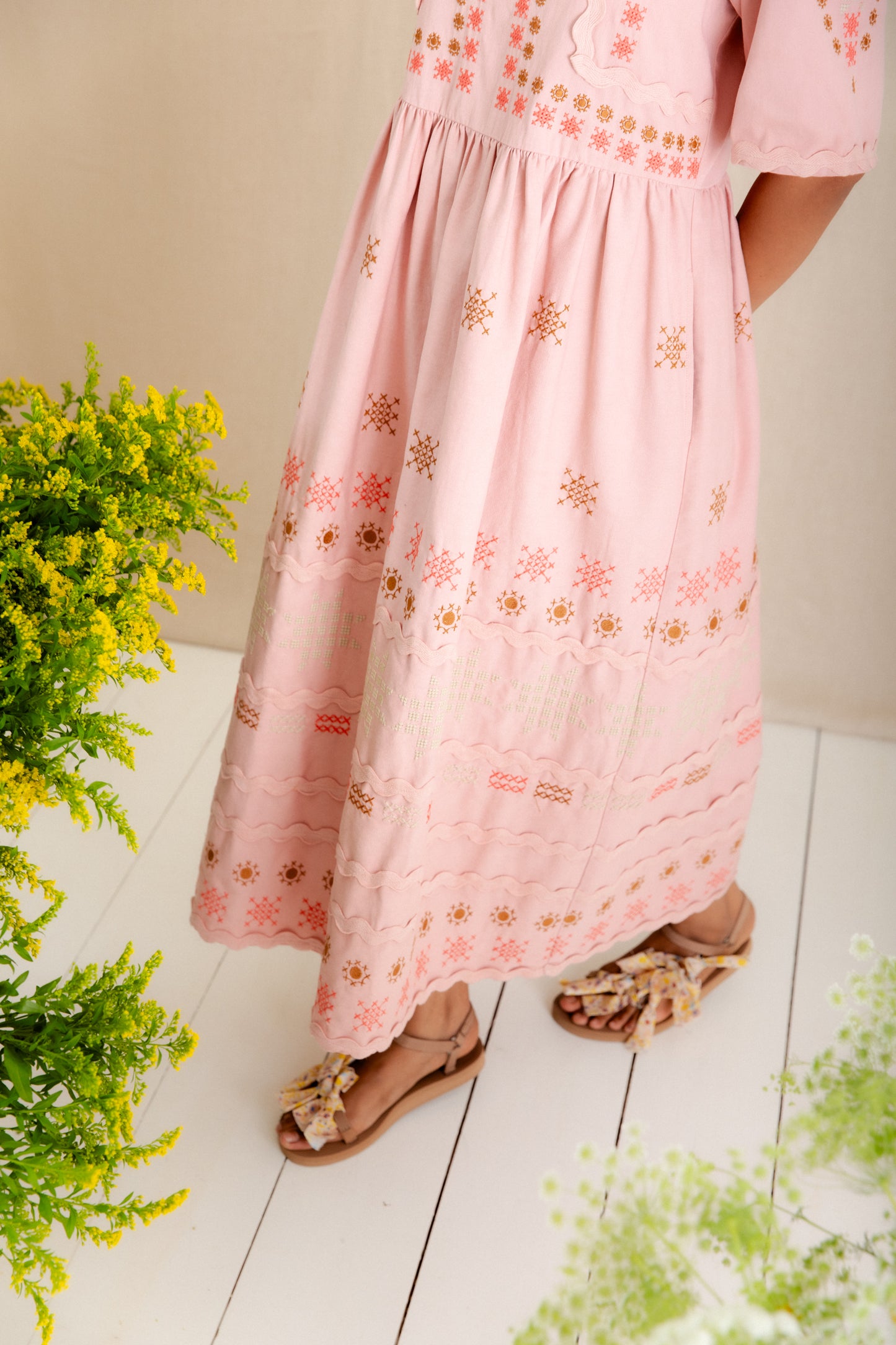 Sienna Dress - Rosewater