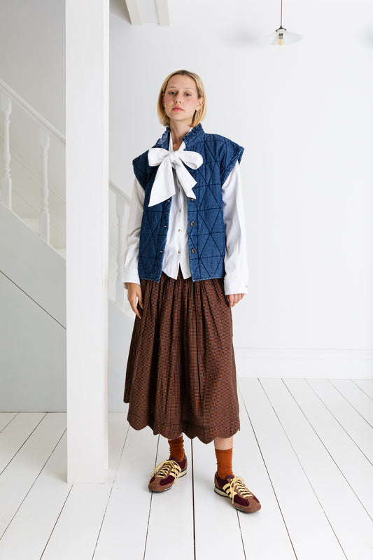 Stina Gilet - Dark Denim