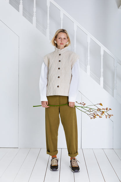 Stina Gilet - Ecru