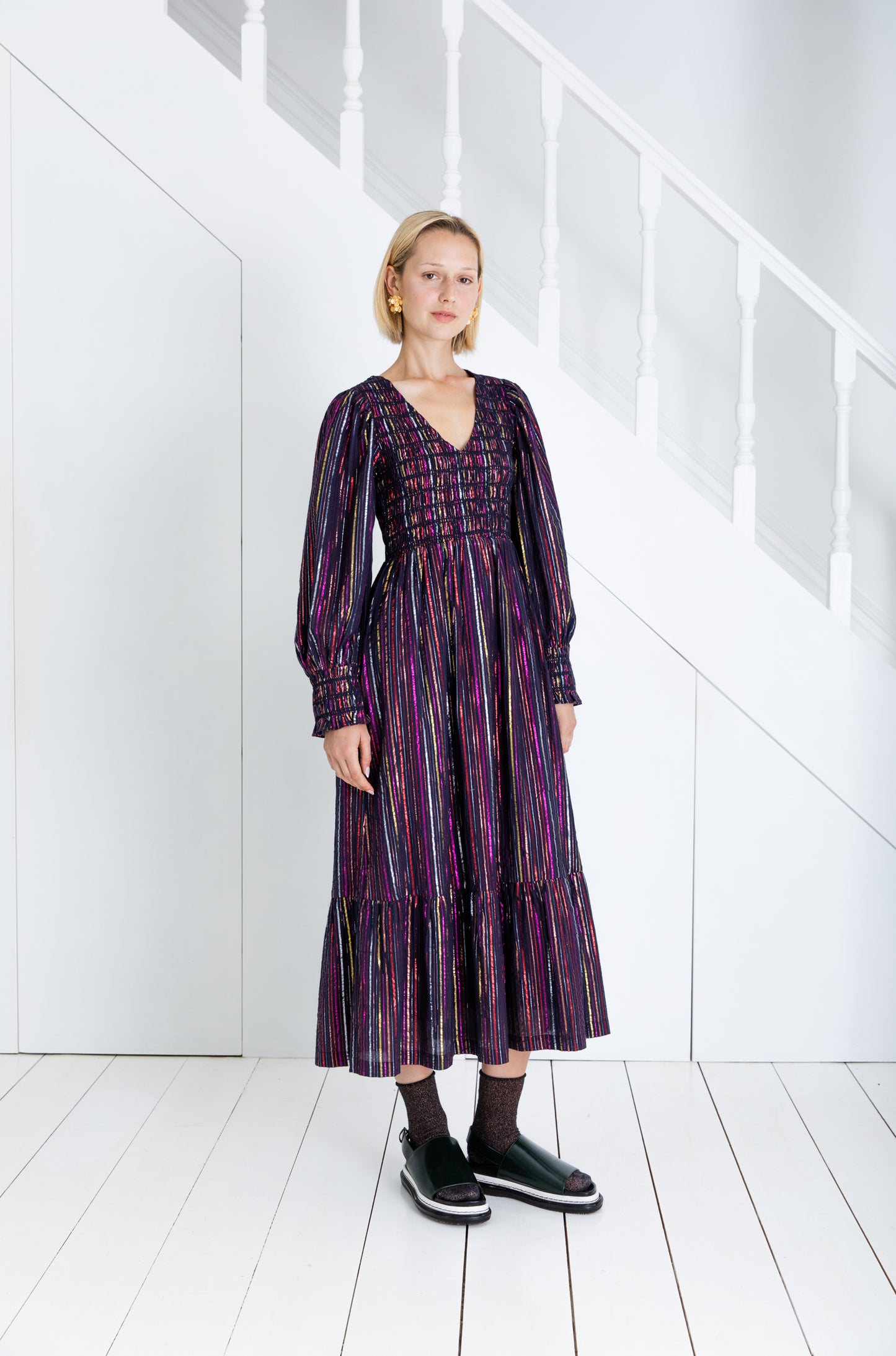 Troy Dress - Midnight / Multi