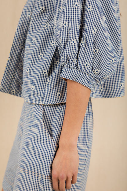 Vida Reversible Jacket - Navy / Lemon Zest