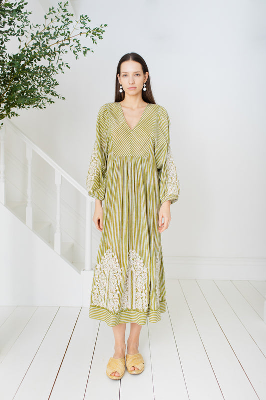 Birdie Dress - Olive