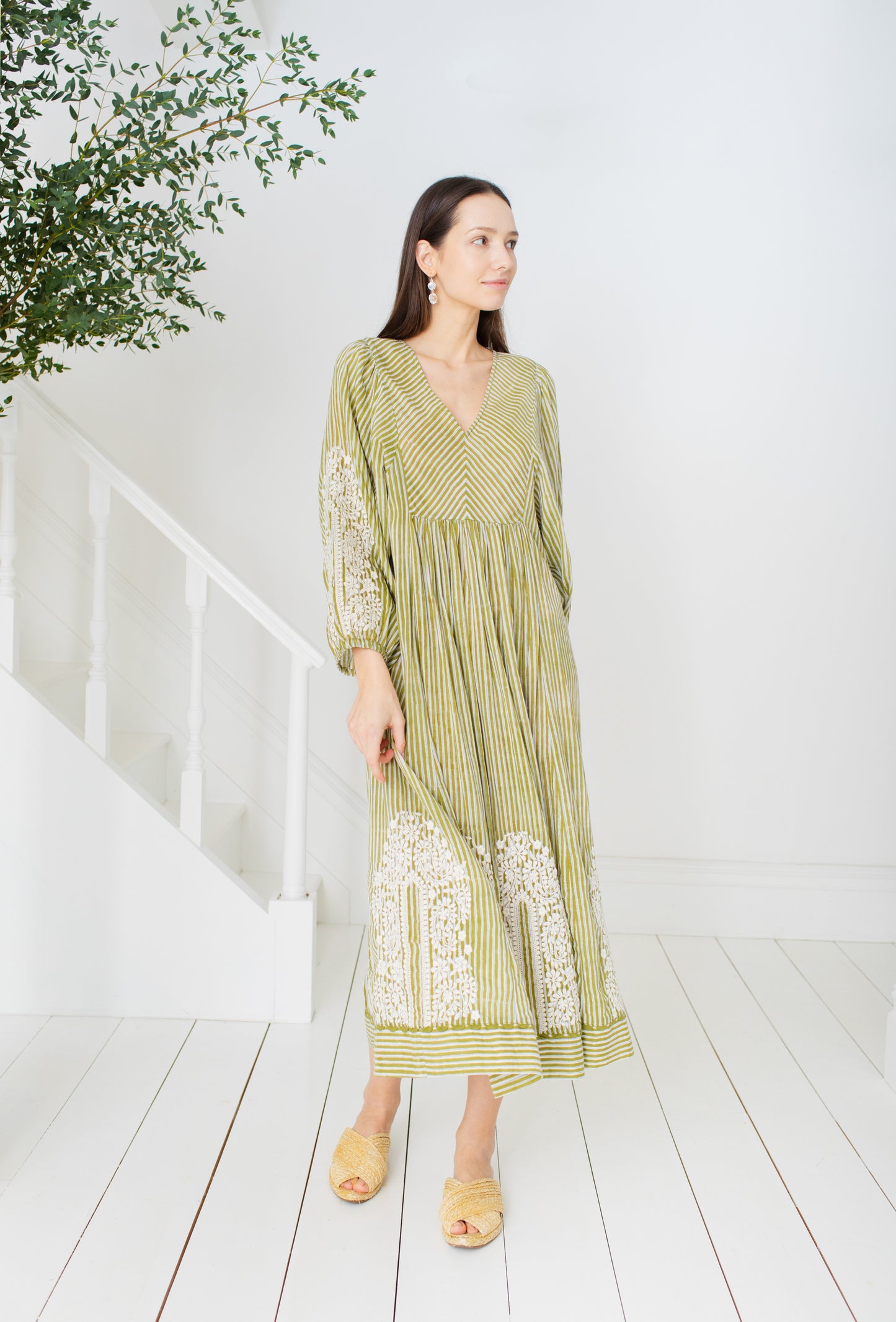 Birdie Dress - Olive