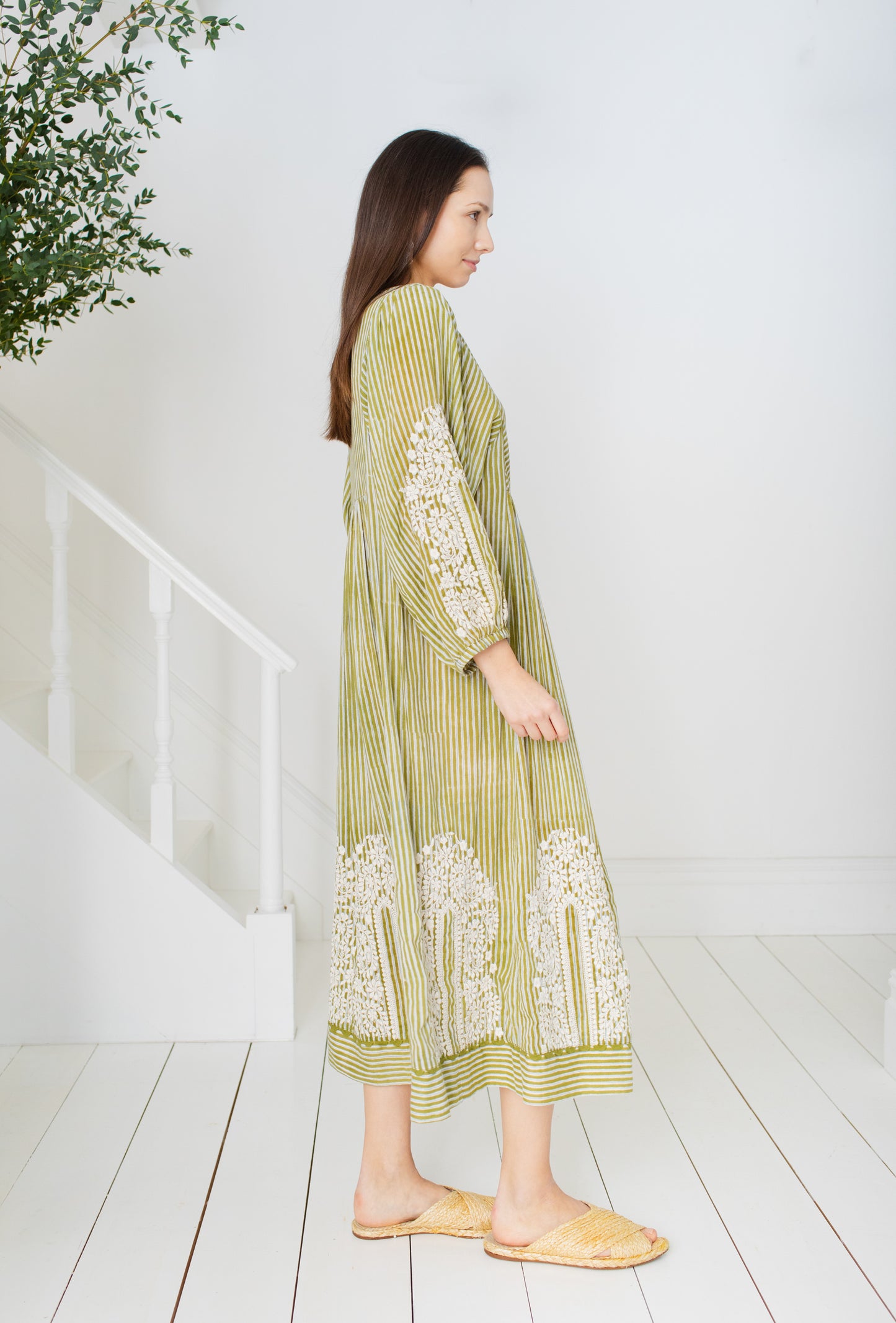 Birdie Dress - Olive
