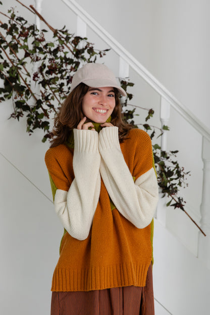 Harvey Roll Neck  - Rust (WS)