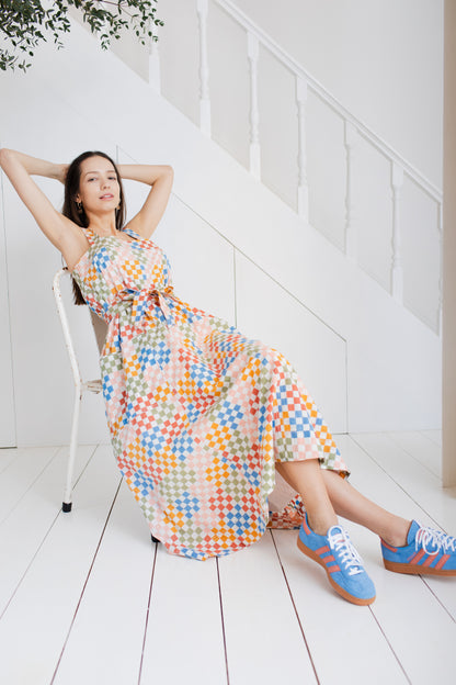 Keiko Dress - Multi Check