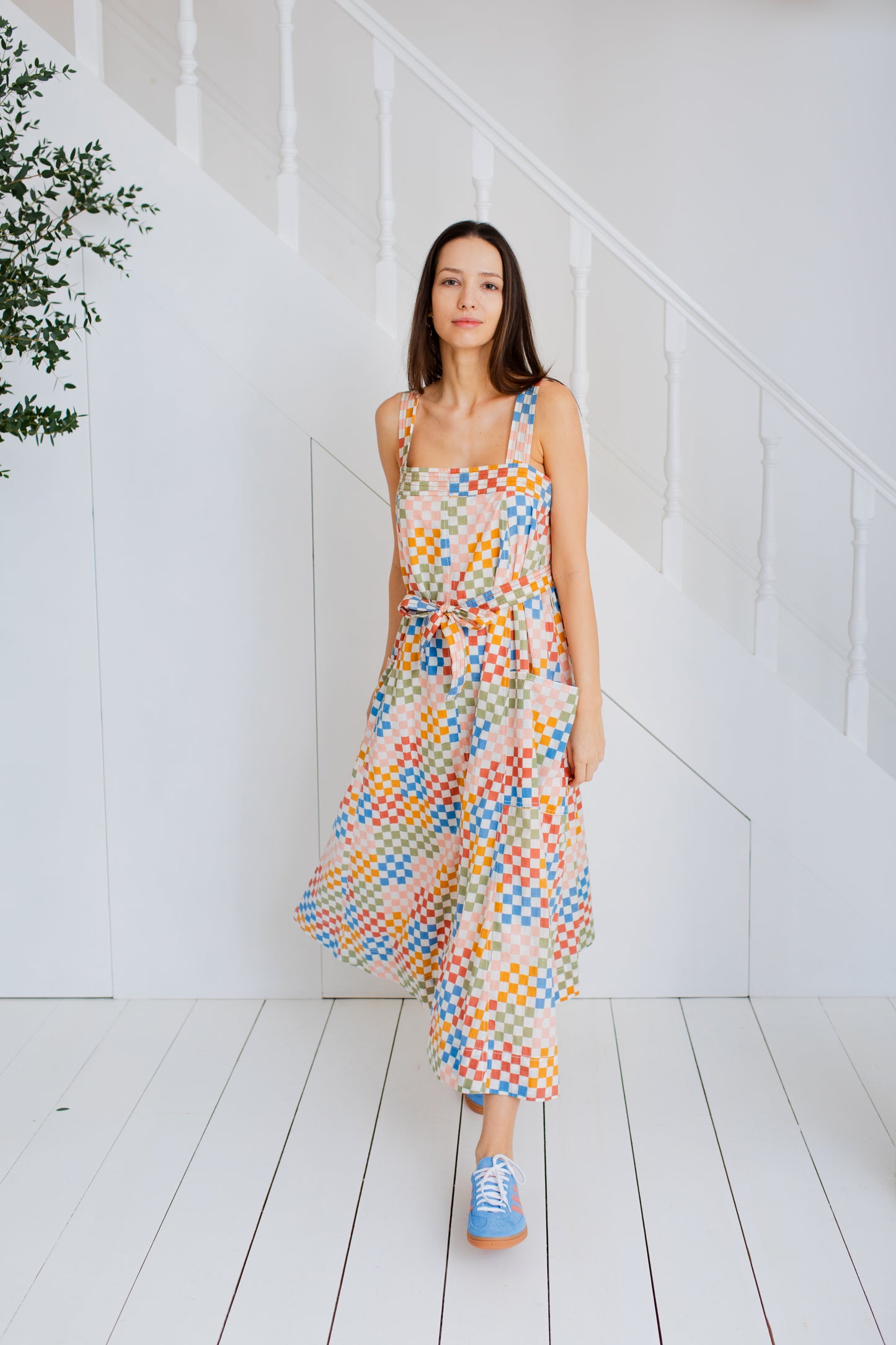 Keiko Dress - Multi Check
