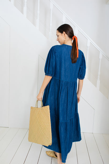 Oden Dress - Mid Denim