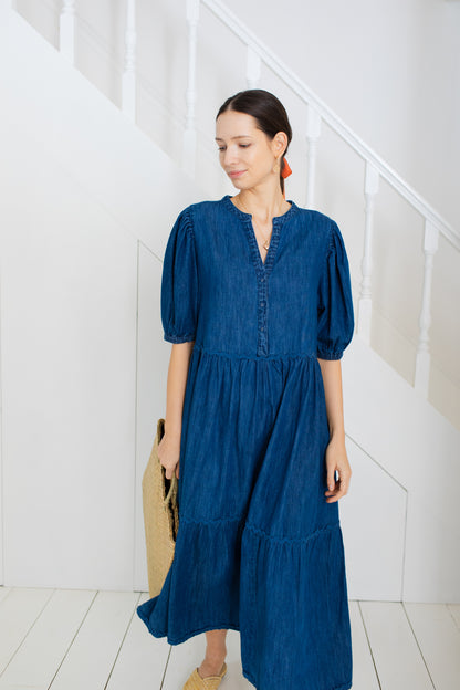 Oden Dress - Mid Denim