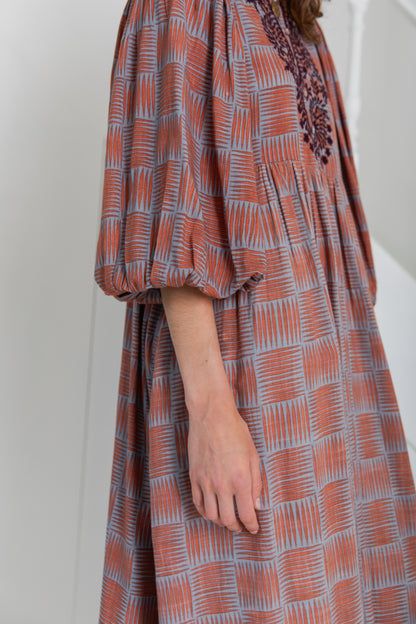 Seline Dress - Cinnamon